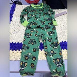 John Deere Green Tractor Pajama Set size 3T